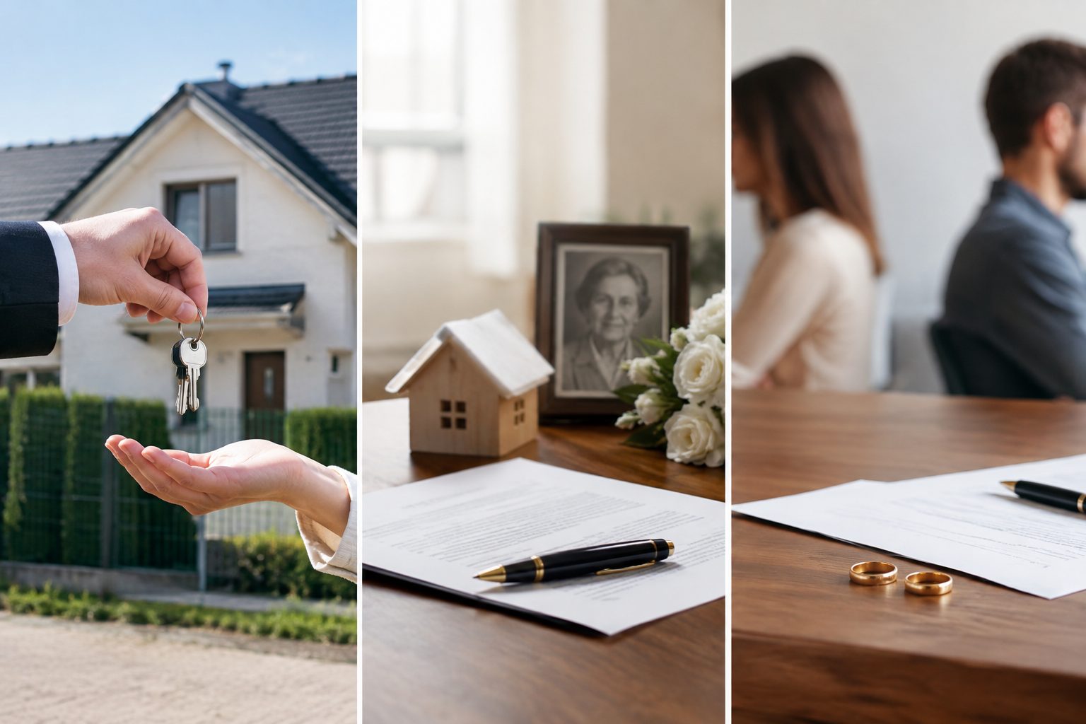Succession, divorce, vente : trois situations, trois façons d'estimer un bien